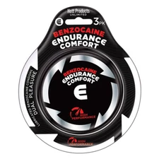 Endurance Comfort Dual Pleasure Delay Desensitizing Lubricated Condoms - 3 Pack