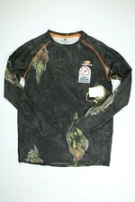 Mens Mossy Oak Eclipse Camo Long Sleeve Insect Repellent Shirt NEW! NWT
