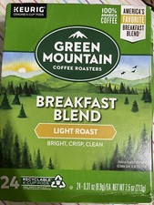 Green Mountain Coffee Roasters Breakfast Blend Single-Serve Keurig K-Cup Pods...