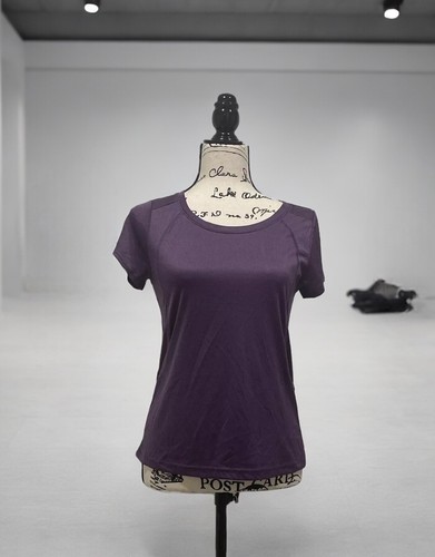 GIRLS T-SHIRTS PURPLE DANSKIN NOW Active Short Sleeves, V-Neck Size XL 14-16 - Picture 3 of 4