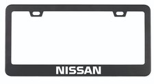 Custom Stainless Steel License Plate Frame With Laser Engraved Fit Nissan