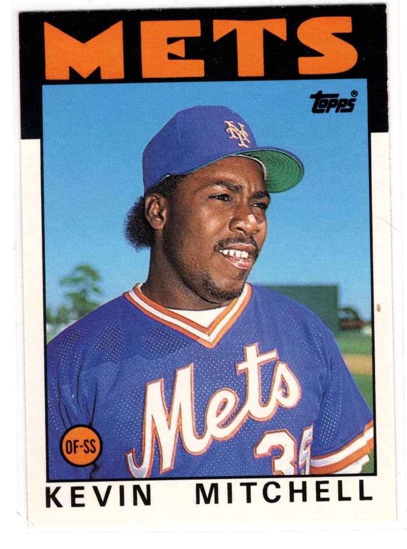 KEVIN MITCHELL  METS RC  1986 TOPPS TRADED #74T