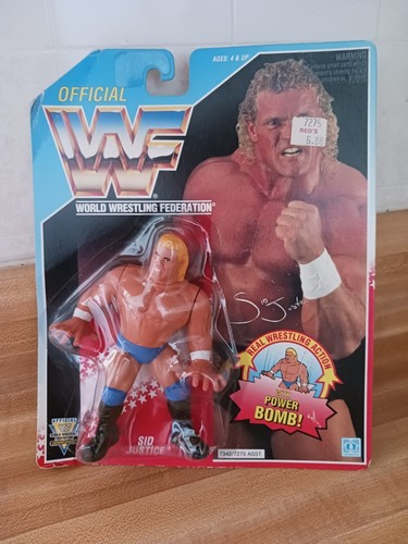 Brand New WWF Sid Justice 1990 Titan Sports HASBRO...