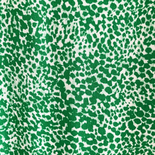 Whistles Skirt Size 14 Green Animal Print Frill Hem Midi Lightweight - Picture 16 of 18