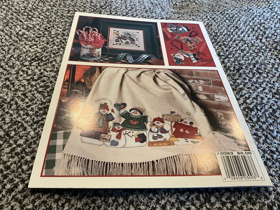 16 Designs Cristmas Santa & Company Snowman Cross Stitch PATTERN Booklet/Leaflet - Image 3 of 4