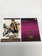 2001 ESP AFL Heroes Signature Moments Signature Redemp Card SM5 Nick Holland #09