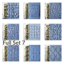 Cobblestone and Tile Craft Texture Roller Seamless STL Loot Factory Set 7 