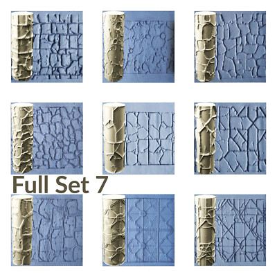 Cobblestone and Tile Craft Texture Roller Seamless STL Loot Factory (Set 7)