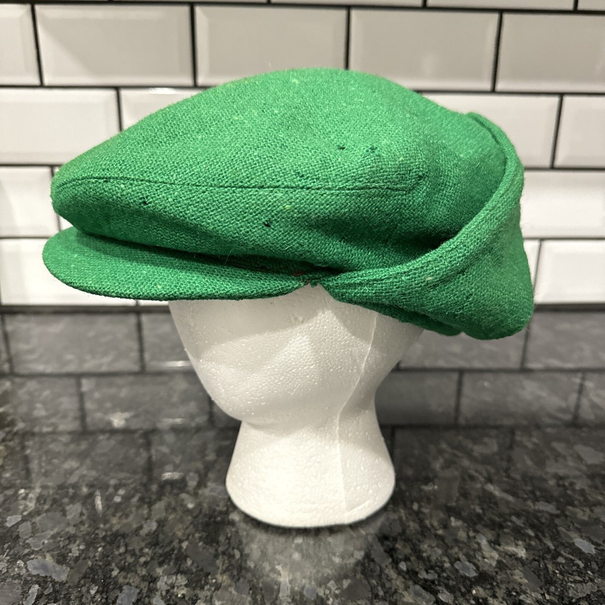 Green Wool Newsboy Cap Wool Newsboy Hat Green Ireland | The Shepherd main image 2