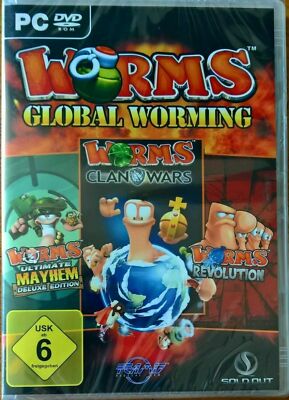 Worms Global Worming [PC] 3x Worms inkl. Clan Wars / Ultimate Mayhem /Revolution