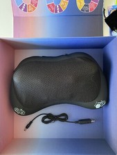 Back Massager with Heat, black, brand new, with board game  journal