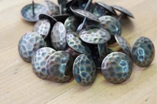 50 Clavos Decorative Nail 1 1/2" Tacks Crafts Furniture Upholstery Antique Brass