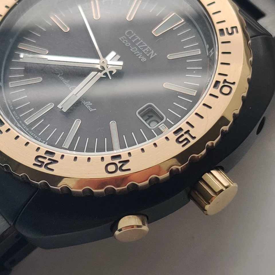 [Mint & Rare] JDM Citizen Radio Controlled-Eco-Drive-10 Bar, H416-S048591 — 第 3/4 张图片