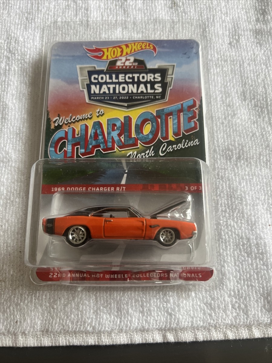 ミニカー HOT WHEELS 1969 DODGE CHARGER R/T 2022 Hot Wheels ORANGE 1969 DODGE CHARGER R/T 22nd Nationals