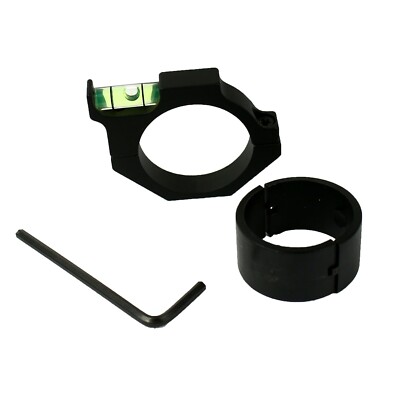 Spirit Bubble Level for Rifle Scope and Optics with 30mm to 1'' Ring Adapter