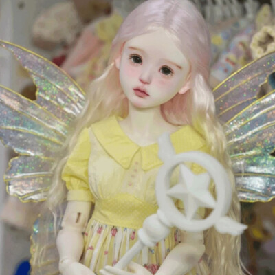 1/4 BJD Doll SD Resin Joint Articulating Face Makeup Bare Doll Moe Girl Gift Toy