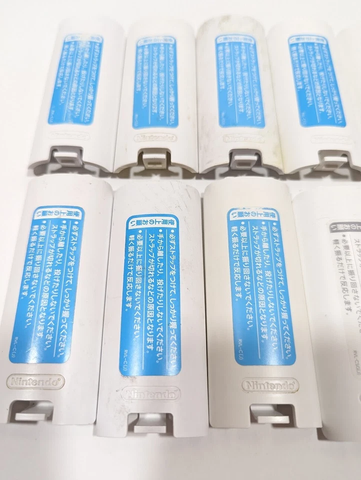10 Pack Official OEM Nintendo Wii White Remote Controller Battery Cover Wii U - Image 2 of 2