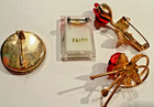 19 Vintage Pins of Leaves & Flowers; Enamel, Gold Plate, +; See Closeups; Ages? — photo 9