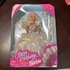 Barbie 1995 Happy Birthday Doll Mattel #14649 Vintage White Iridescent Pink