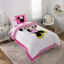 Minnie Mouse Twin Comforter Set Disney Sheet Shams
