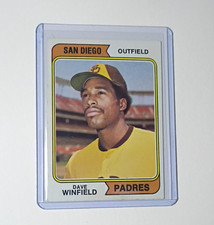 Topps 1974 Dave Winfield Rookie #456 San Diego Padres Baseball Trading Card. rookie card picture