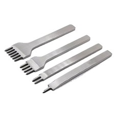 Leather Stitching Punch Set 4mm Leather Hole Punch Tool 1/2/4/6 Prong