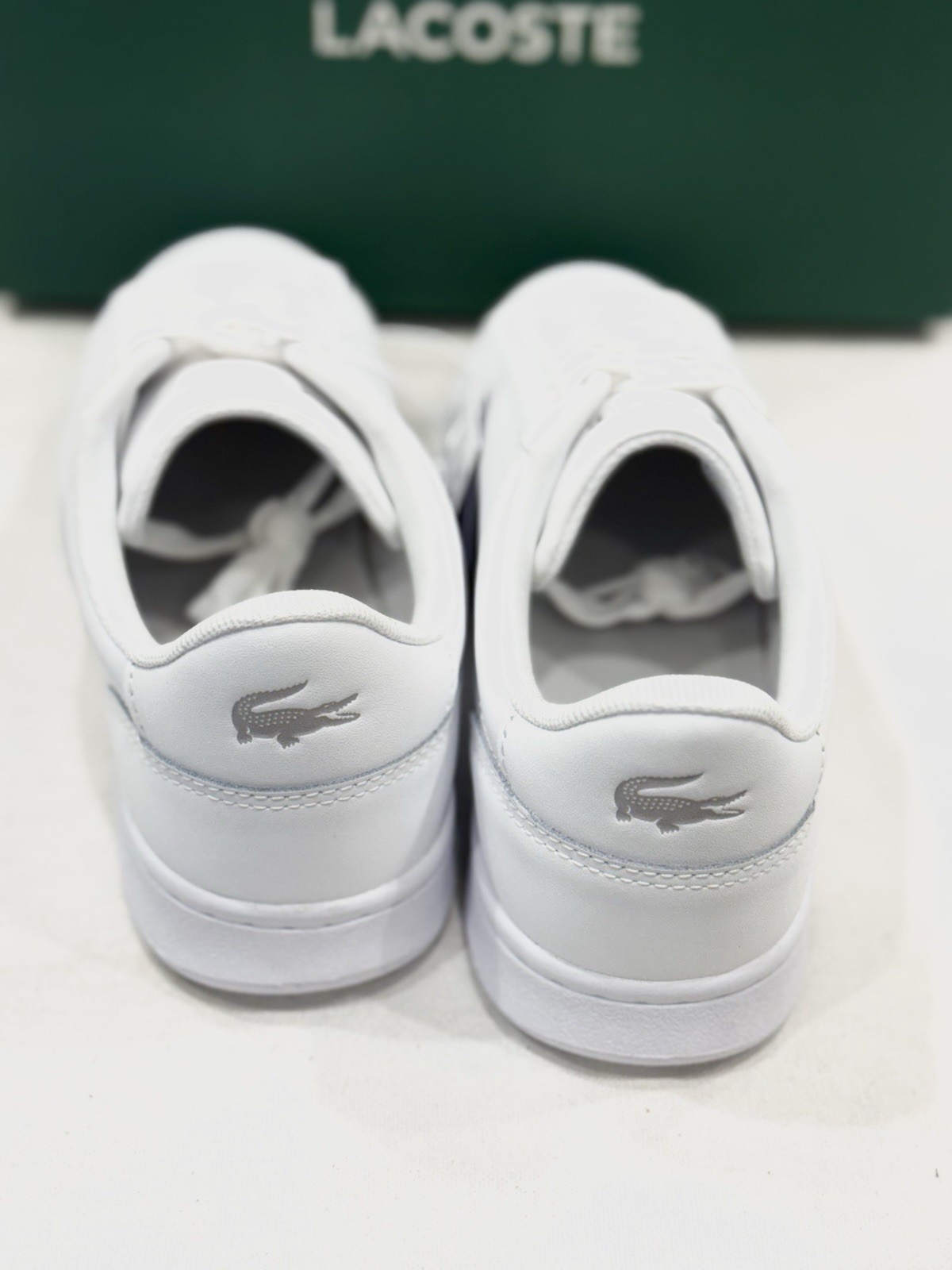 Lacoste, Carnaby Set 224 10 SFA Women’s Lether Sneakers, Color White, Size 8 image 3