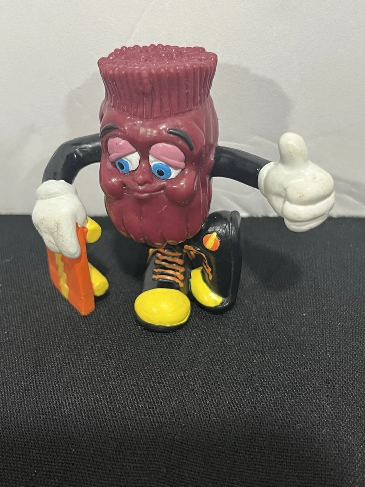 Figura PVC California Raisins Skater Flat-Top 1987 Applause Hardees Promo Foto 2 de 4