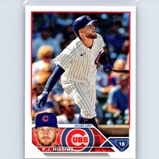2023 Topps P.J. Higgins #338 Chicago Cubs