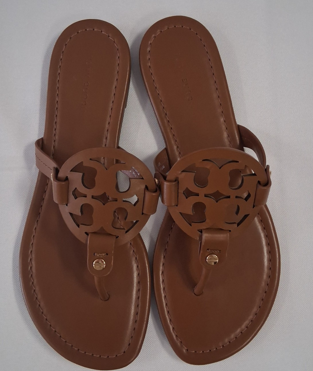 Tory Burch Women's Miller Sandals, Vintage Vachetta, Brown, Tan, 7.5 Medium US thumbnail 4