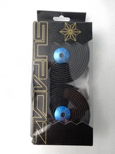 Supacaz Bling Tape BLUE CARBON Silicone Gel Bar Tape