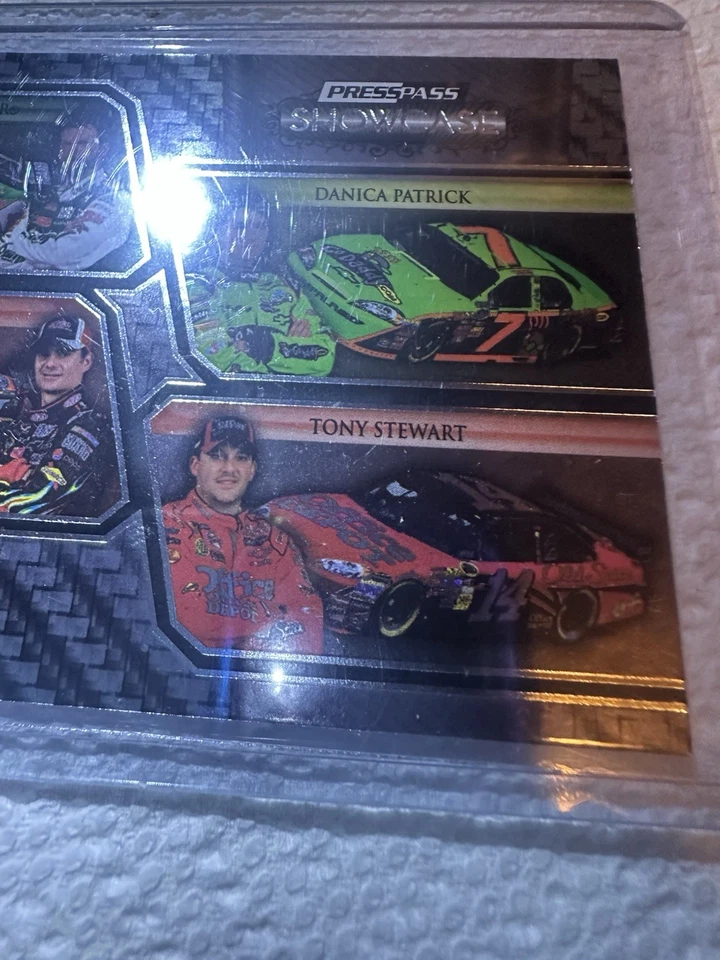 2010 PRESS PASS SHOWCASE QUADS EARNHARDT JR/J. GORDON/D. PATRICK/T. STEWART #30 - Image 3 of 4