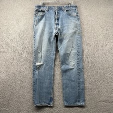 Vintage Levis 501 Jeans Mens Fit 36x32 Blue Denim Pants 80s 90s Made In USA