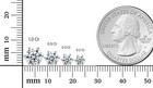 2ct tw moissanite Stud earrings Screw Ball Backs Platinum Silver Long Post 9mm — photo 10
