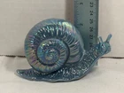 Fenton Glass Mould Georgia Blue Carnival Snail Made by Mosser Glass