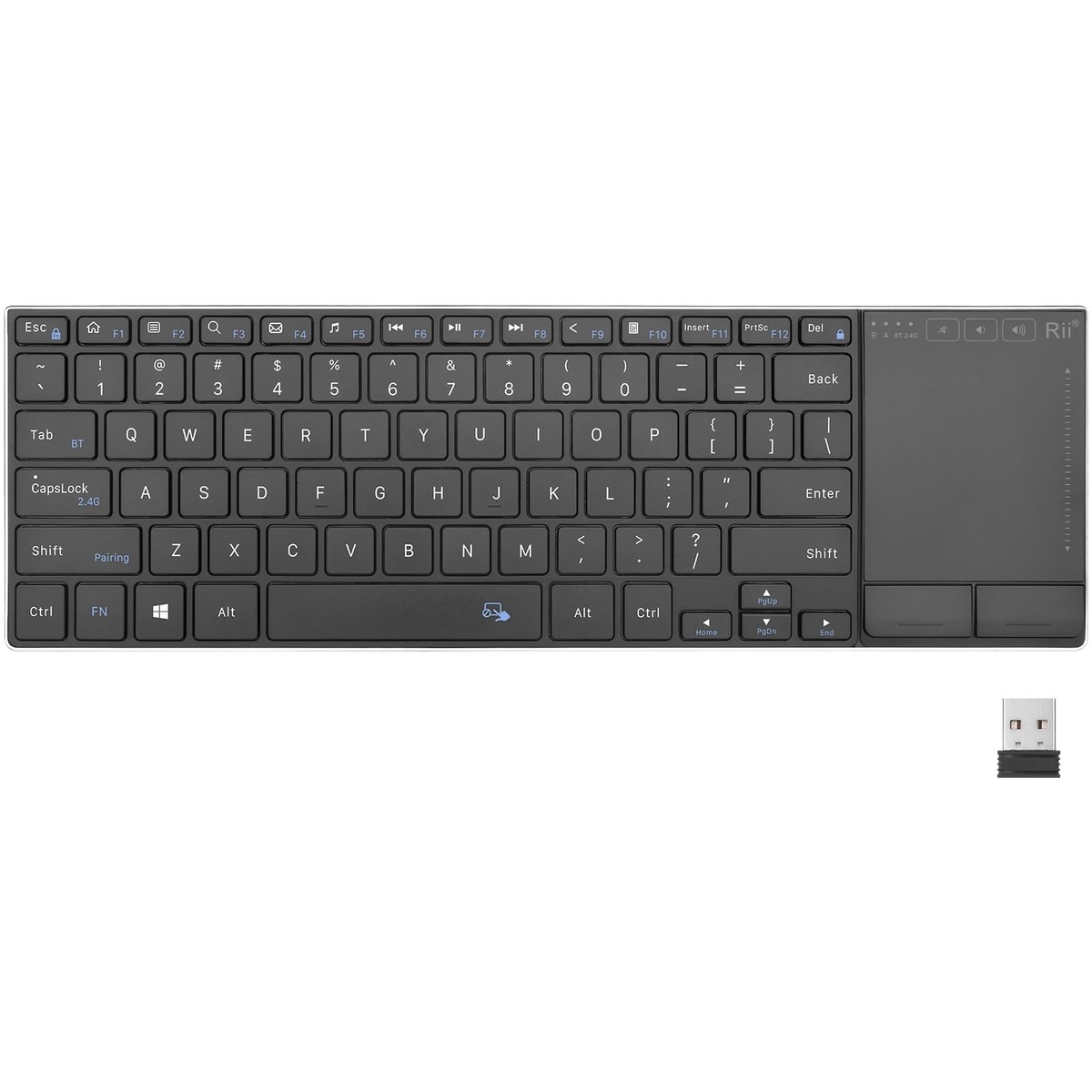 rii•*¨*•.¸♬︎ Rii 2.4G Wireless Keyboard,Bluetooth Keyboard(BT 5.1+2.4G