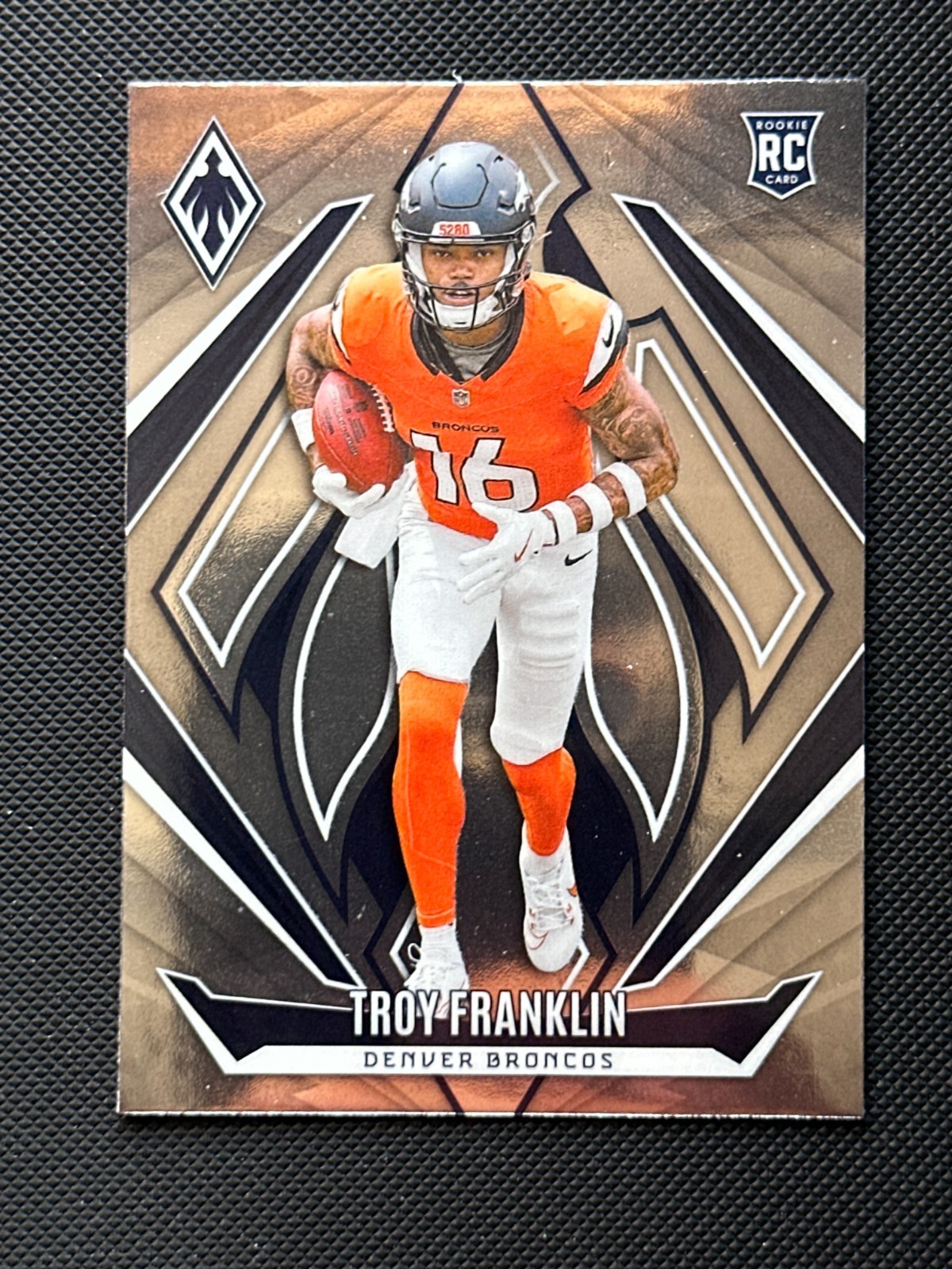2024 Panini Phoenix #244 Troy Franklin RC Denver Broncos Football Card