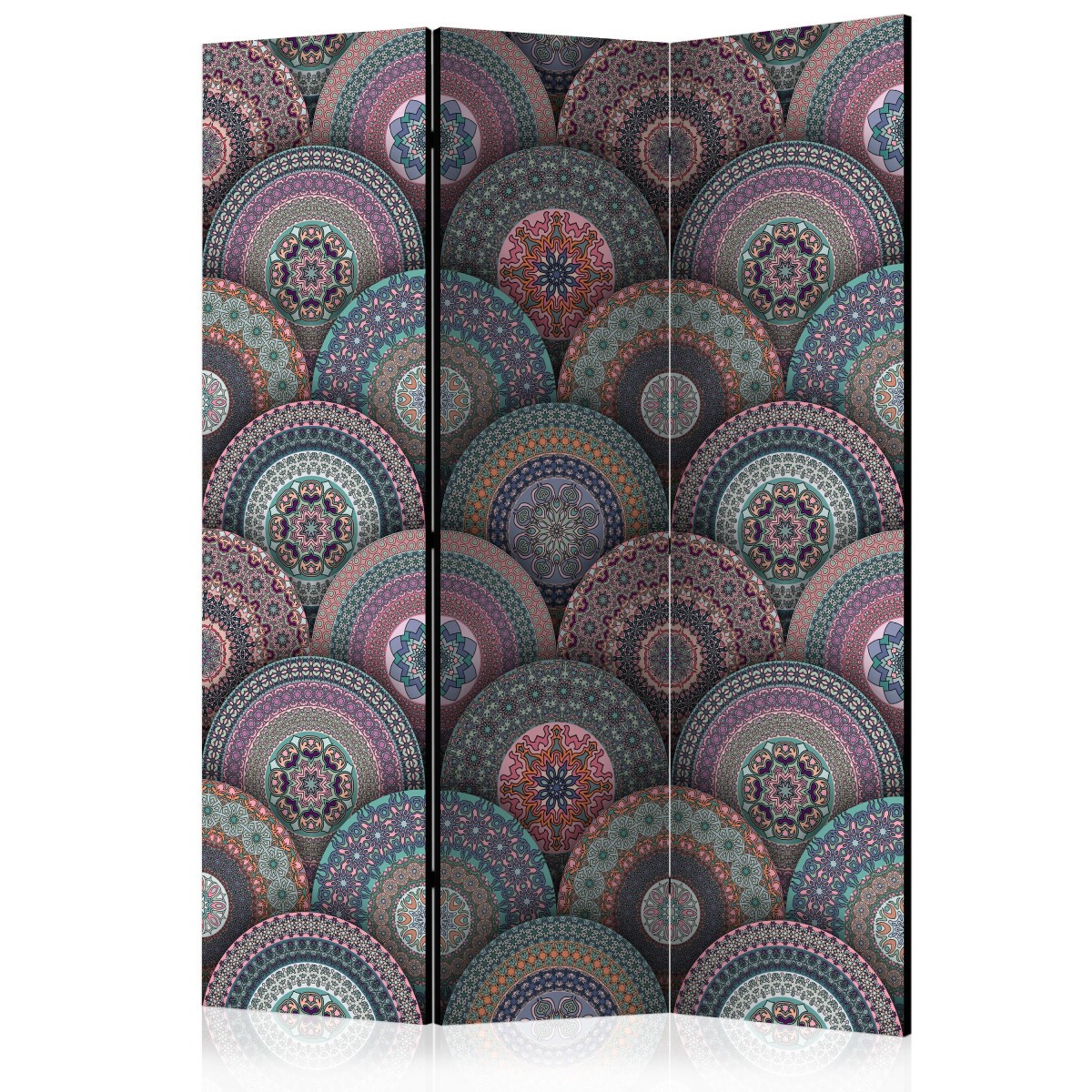 Paravent Oriental Kaleidoscope pour créer un coin bureau dans le salon