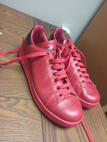 Sneakers Stan Smith Raf Simmons rosse Adidas taglia 5 1 2