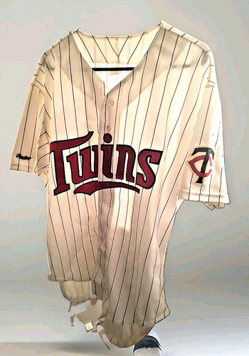 Vtg 1987 USA Authentic 48 MINNESOTA TWINS Rawlings Red Letter Tag Jersey RARE