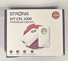 STRONG - Kit CPL Powerline 1000 Duo Prise Filtrée Haut débit jusqu'à 1000 Mbit/s