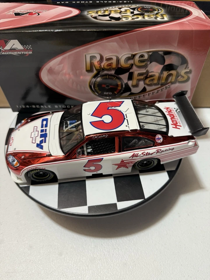 Dale Earnhardt Jr COLOR CHROME #5 ALL STAR TEST CAR 2008 COT 1/24 Nascar Diecast - Image 2 of 4