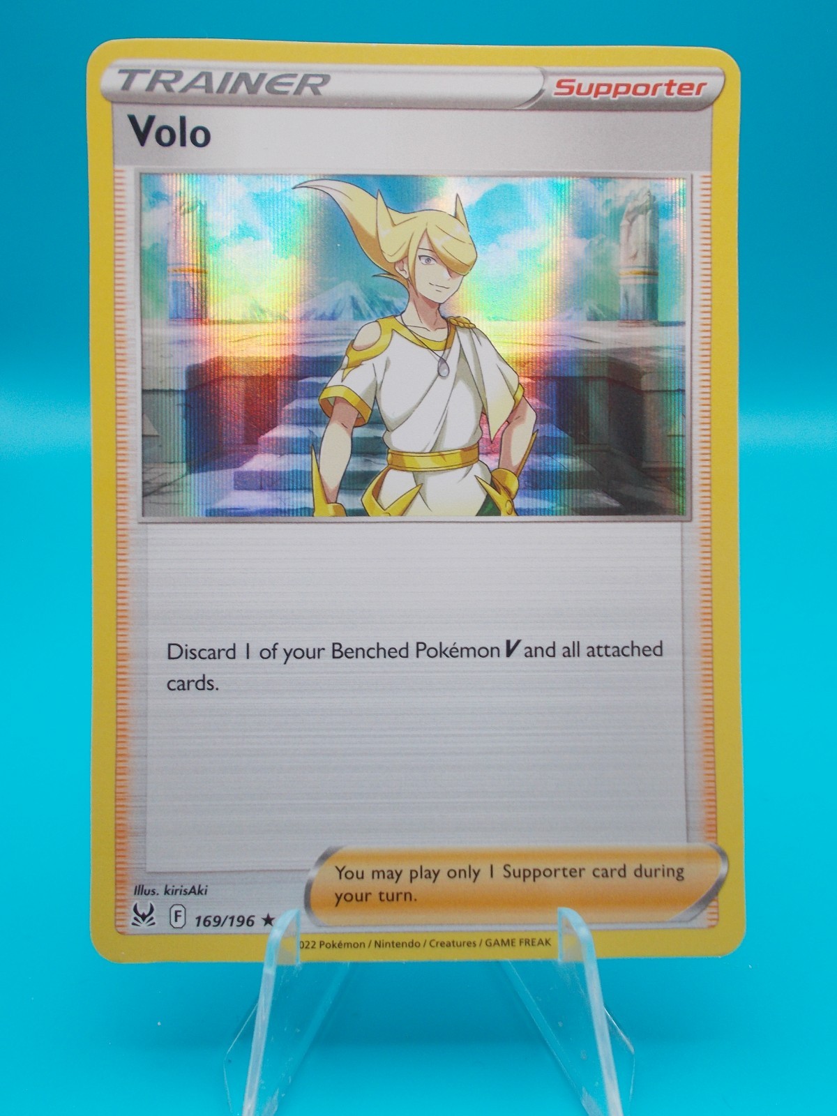 Volo 169/196 Swsh11: Lost Origin Pokémon TCG Holo Near Mint/Mint