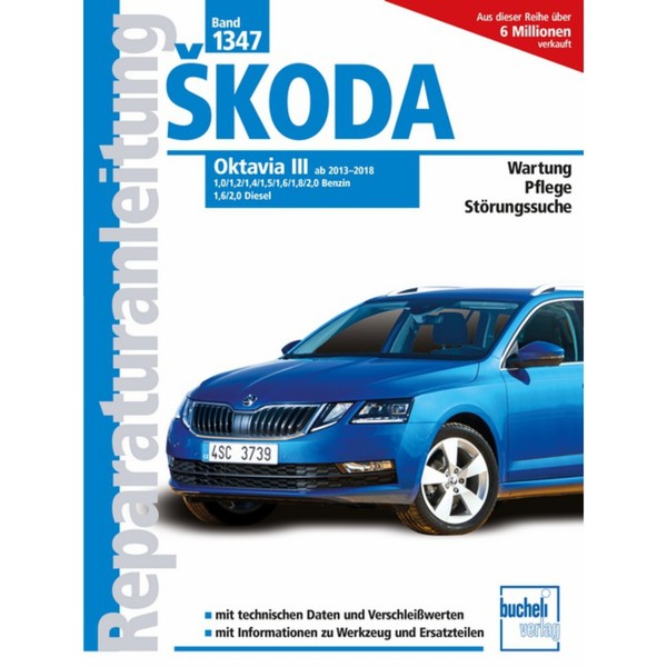 Skoda Octavia Iii Typ 5E Kombi 2013-2020 Reparaturhandbuch Bucheli Verlag-image