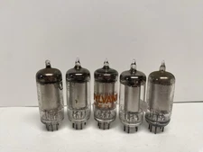 (5) Tested NOS 3V4 Sylvania Tung-Sol Vacuum Tube Lot Vintage Radio