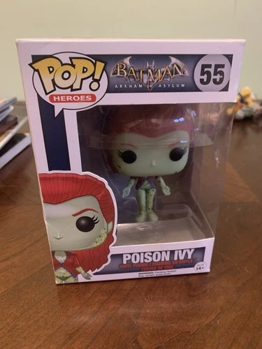 Funko Pop! Vinyl Poison Ivy Batman Arkham Asylum Heroes #55 Figure Video Game