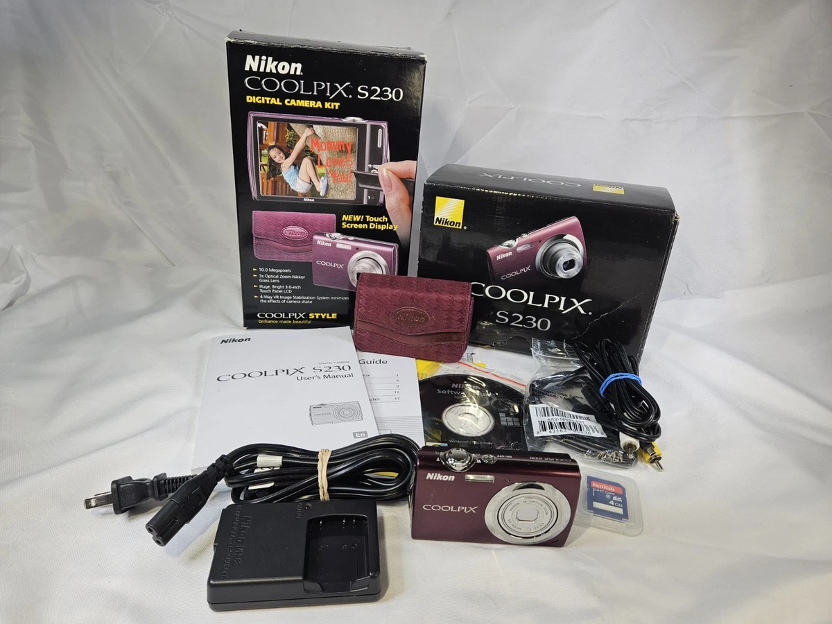 Nikon COOLPIX S230✨極美品⚠️必読有❤️実働品✋タッチパネル Amazon.com : Nikon Coolpix S230 10MP Digital Camera with 3x