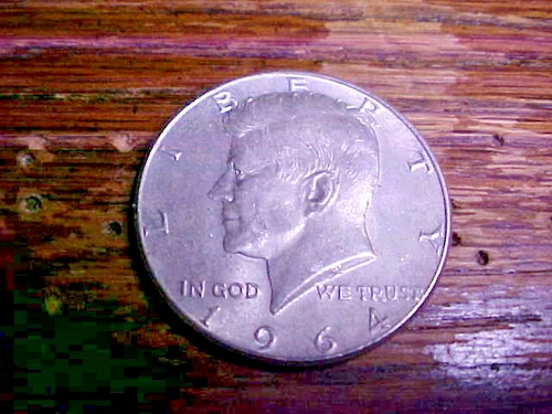 Uncirculated, U.S. 1964-D,  Kennedy 90% Solid Silver Half-Dollar nice coin