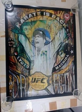 Lyoto Machida UFC Lithograph NGAUGE 34 x 27 NOS MMA Poster Ultimate Fighting 