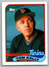 1989 Topps Tom Kelly #14 Minnesota Twins